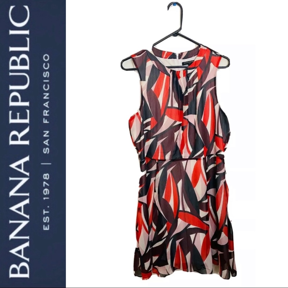 NWOT’s-Banana Republic Sz 14 Fit&Flare Midi Dress